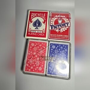4 Decks Of Plsying Cards